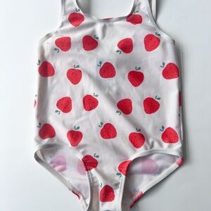 H&M Strawberry Print Swimsuit